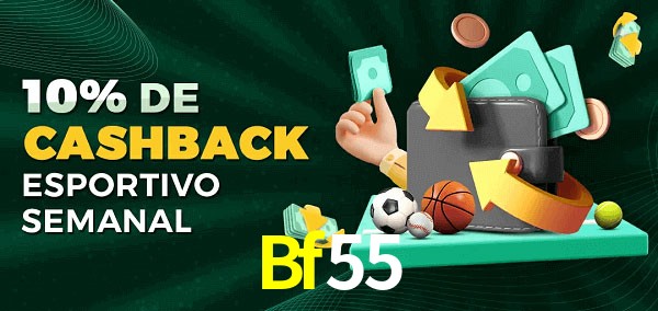 10% de bônus de cashback na Bf55