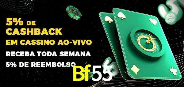 Promoções do cassino ao Vivo Bf55
